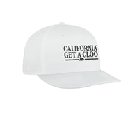 California Get A Cloo™ - Baseball Hat (Black on White)