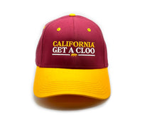 California Get A Cloo™ - Structured Hat (Cardinal/Gold)