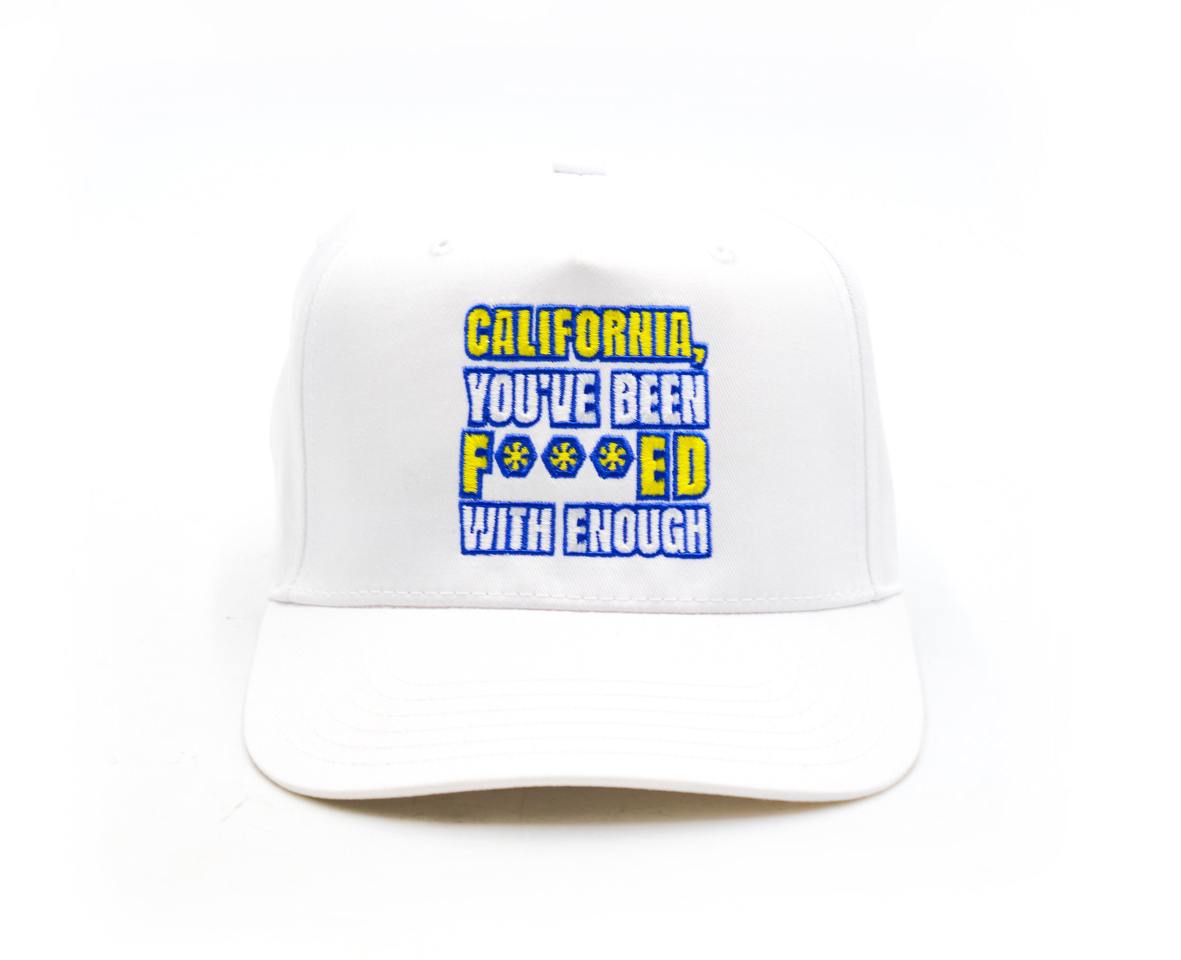 California You ve Been F ed Trucker Hat White Cloobeck For Governor